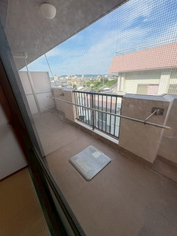 松本マンション５のバルコニー
