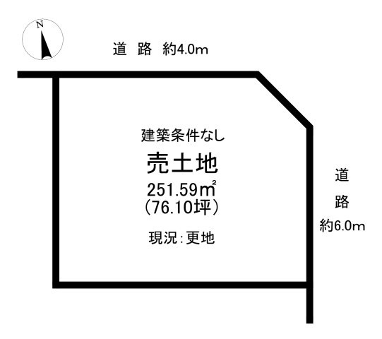 栃木市片柳町2丁目7-63の土地図