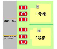 仲介手数料不要　よかタウンBloom菊陽町沖野3丁目２期【菊陽西小・武蔵ケ丘中】の区画図