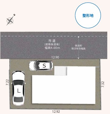 葵西二丁目　3期の区画図|3期の区画図になります。
