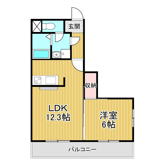アレクサンドライト八女の間取り