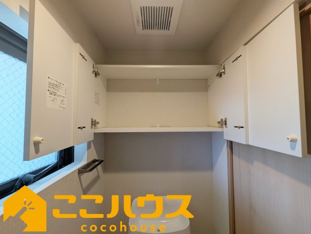 マンション長田11の収納|トイレ収納