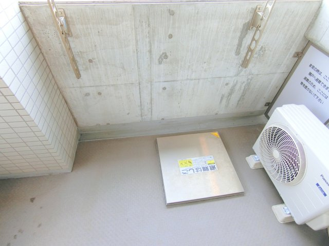 レジディア大森のバルコニー