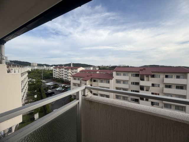 研究学園（６）団地530号棟の展望