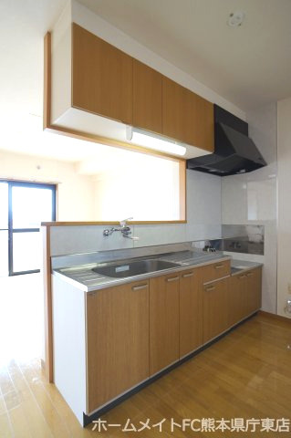 熊本市南区田井島２丁目の賃貸マンションのキッチン