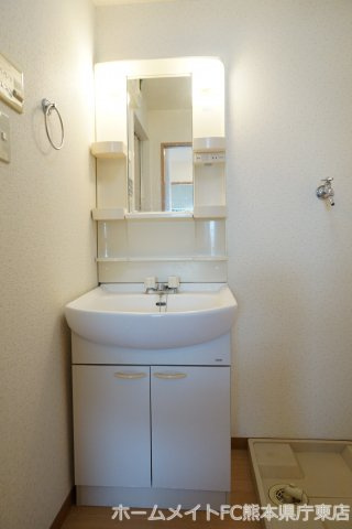 熊本市南区田井島２丁目の賃貸マンションの独立洗面台