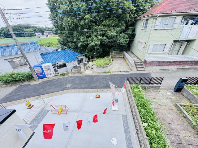 松戸市平賀新築戸建（平賀10期）の展望|バルコニーより道路側眺望