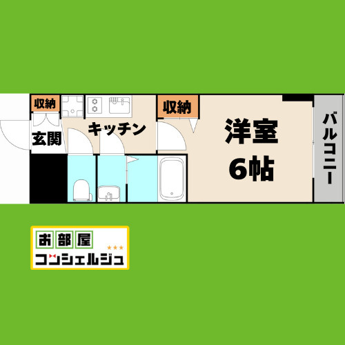 ディアレイシャス今池の間取り