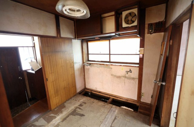 【キッチン】 | 毛呂山町市場 中古住宅 | 流し台撤去済
