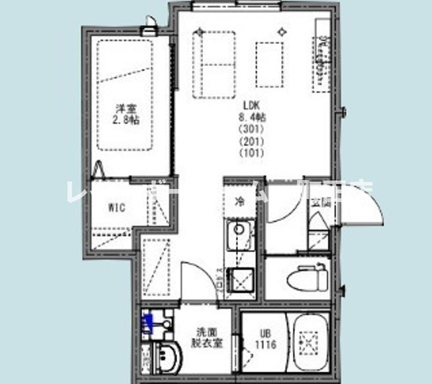 KEIAI　RESIDENCE 　淵野辺3※初期費用分割後払いサービス利用可能物件の間取り