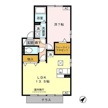 【間取り】 | プラムフィールド Ａ