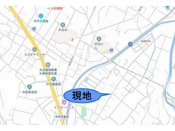 中戸次1期3号棟のその他|現地案内図です。図面と現況が異なる場合は現況を優先させていただきます。