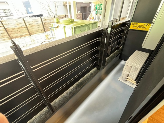 グロウランス長町Ⅱのバルコニー