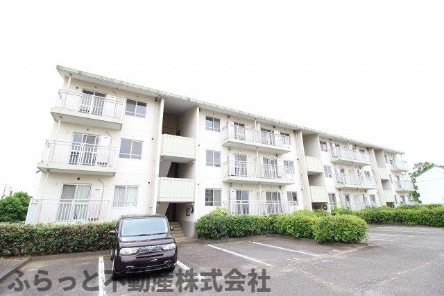 竜ヶ崎ハイツBの外観|外はこのようになっています