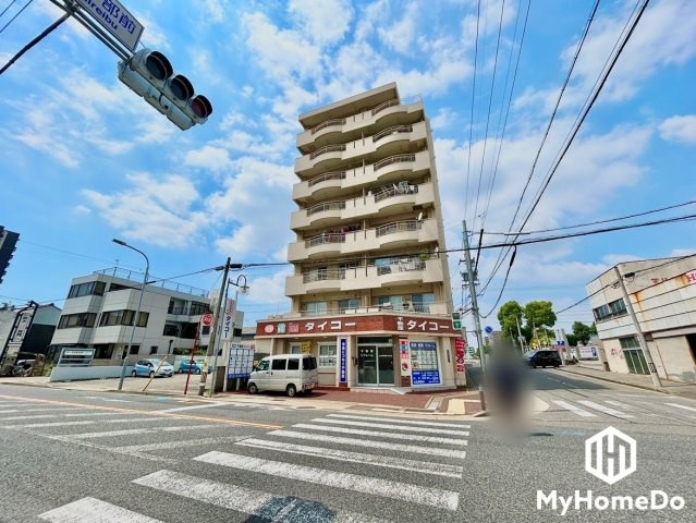 守山グリーンハイツの外観|上質な暮らしを象徴する、スタイリッシュな外観。帰るたびに誇らしく思える住まいがここに。