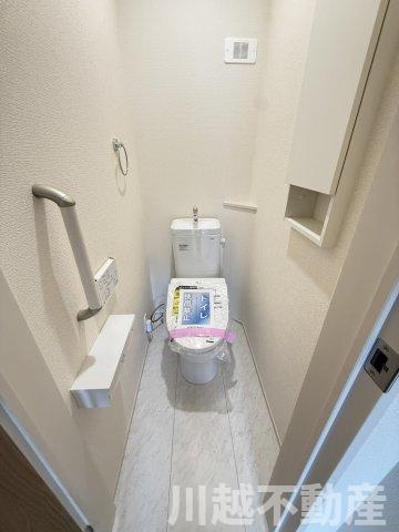 住宅性能評価W取得　税制優遇の長期優良住宅のトイレ|埼玉県住みたい街ランキング上位の川越での新生活を始めてみませんか