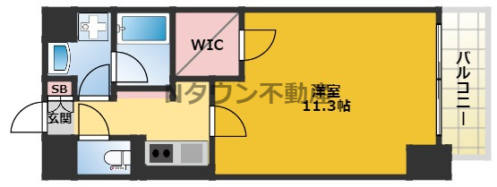 【間取り】 | アスピラシオン名駅 | 間取りです。