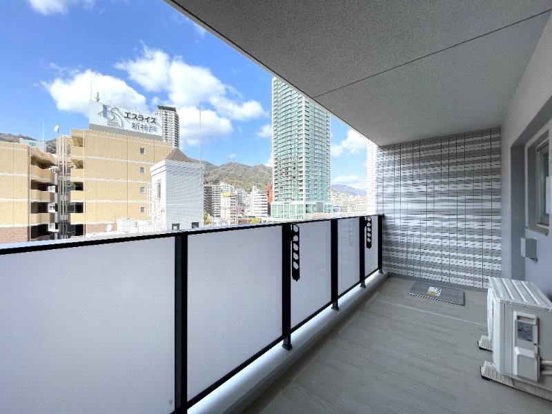 神戸市中央区生田町２丁目の賃貸マンションのバルコニー