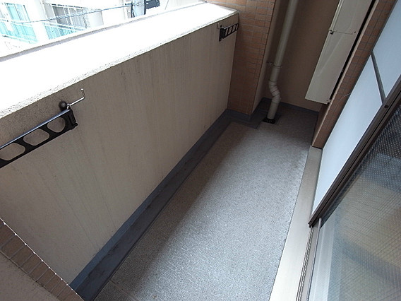神戸市中央区生田町１丁目の賃貸マンションのバルコニー