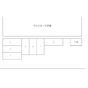 西宮市下大市東町の賃貸マンションの区画図