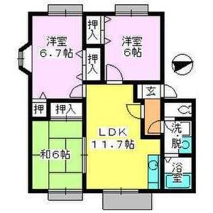 ティアラ安川の間取り
