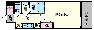 プレサンス上町台筆ヶ崎NORTHの間取り|プレサンス上町台筆ヶ崎NORTH　間取り