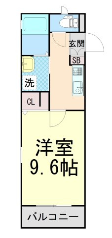 フルール岡本の間取り
