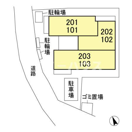 プランドールの区画図