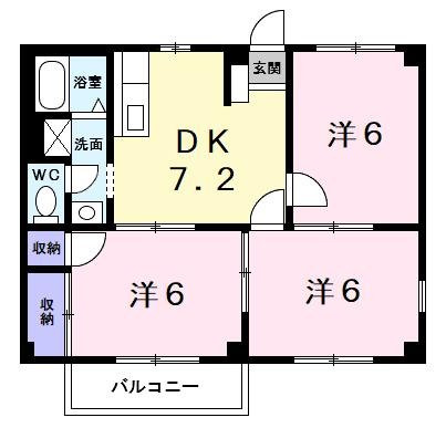 シティハイツＳＵＺＵＫＩⅡの間取り