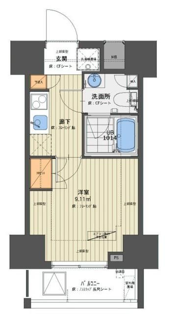 Ｍ－ＧＡＴＥの間取り