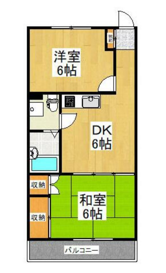 コンフォート百合ヶ丘の間取り