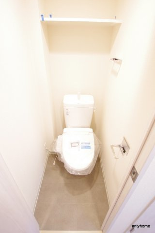 プレサンス上町台筆ヶ崎NORTH　仲介手数料無料のトイレ