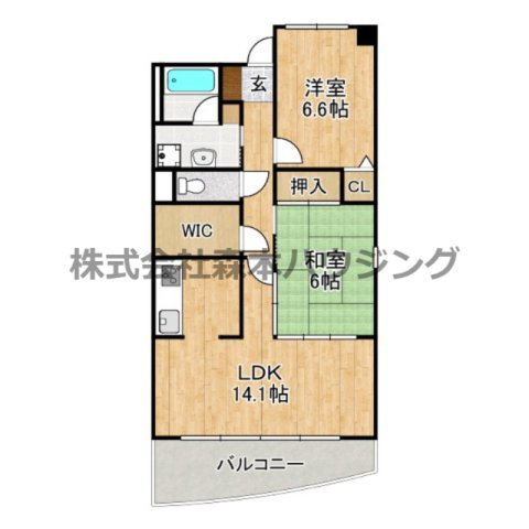【間取り】 | 　ファムール忍ヶ丘