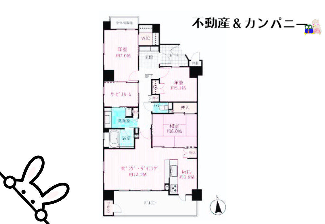 フォルテコート松山南の間取り