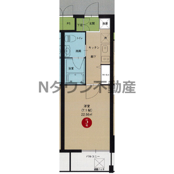 【間取り】 | エルザビル名古屋駅前 | 間取りです。