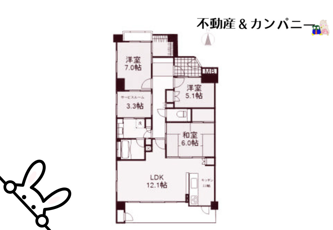 フォルテコート松山南の間取り