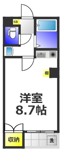 ハイツMISHIMAの間取り