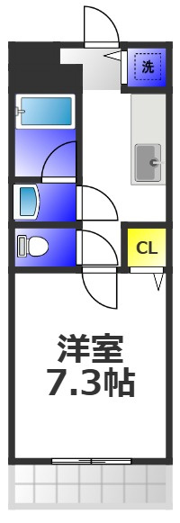 ベルドミール末広I番館の間取り