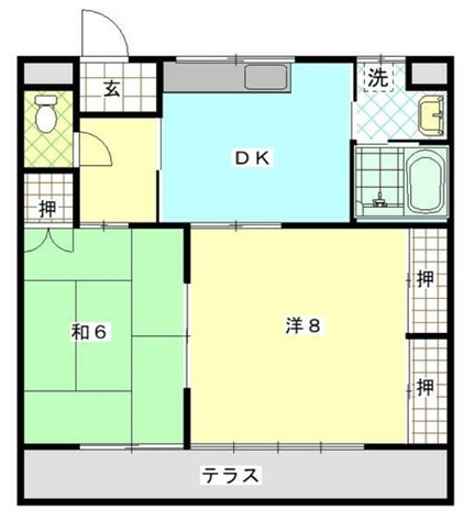 【間取り】 | 第２蔵王ハイツ