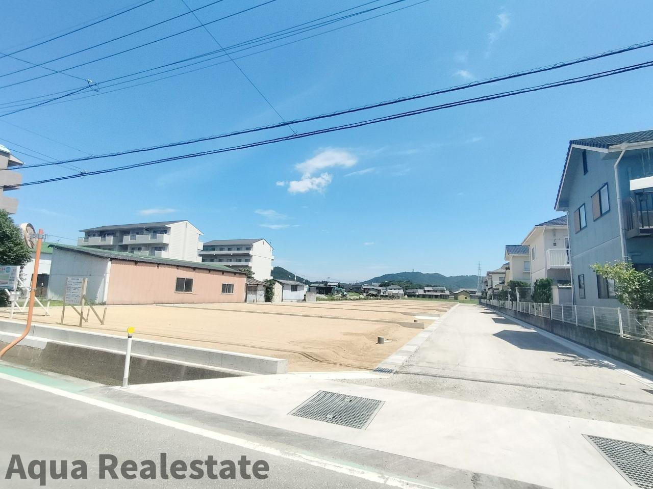 木田郡三木町大字池戸の新築一戸建の前面道路含む現地写真|前面道路含む現地写真です