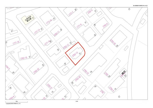 生野町売り土地の地図