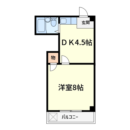 【間取り】 | ハイツ88