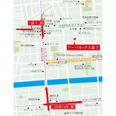 【地図】 | アーバネックス森下