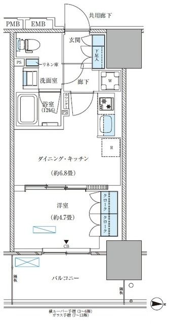 パークアクシス西大島コンフォートスクエアの間取り