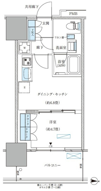 パークアクシス西大島コンフォートスクエアの間取り