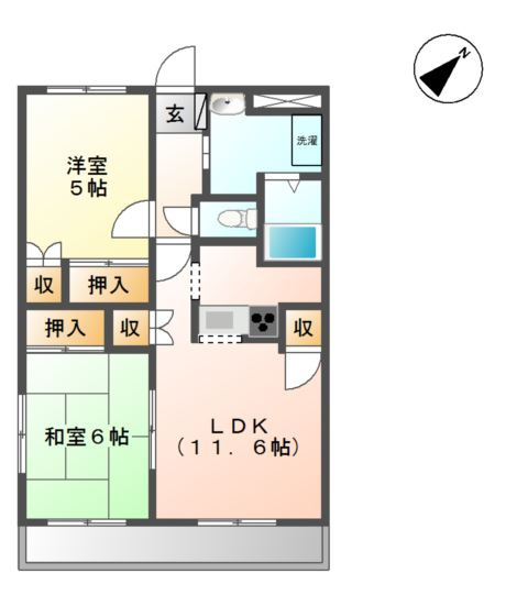 アネックス２９６の間取り