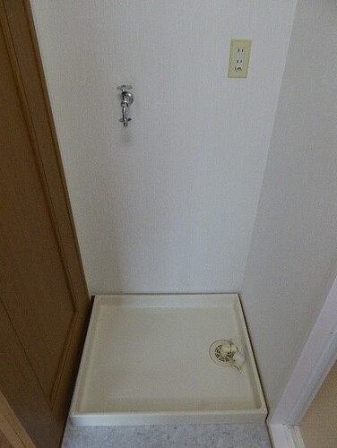 ライオンズマンション船橋三咲の設備|室内洗濯機置場　※前回募集時2024年6月の写真