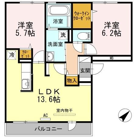 【間取り】 | アヴニール西福原
