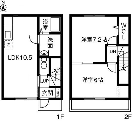 【間取り】 | メゾネット マイリ