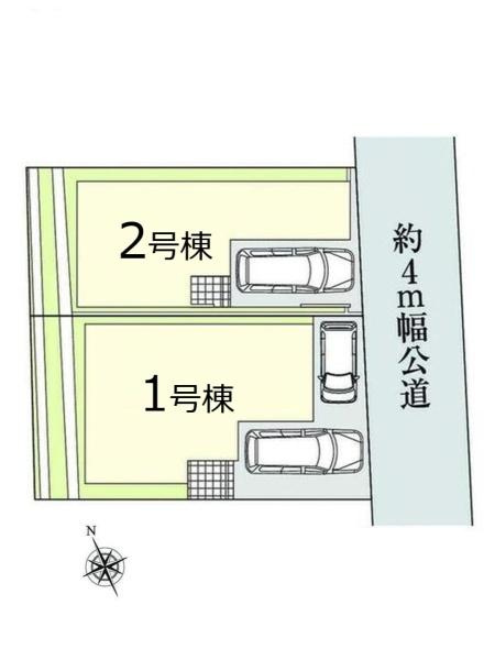 横浜市瀬谷区南台２丁目の新築一戸建の区画図